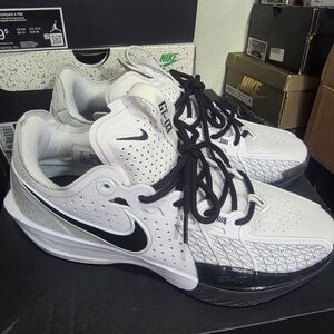 Nike White and Black Athletic Shoes